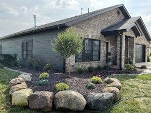 Mulch and Rock