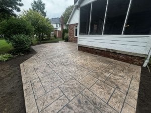Stamped Concrete Patio