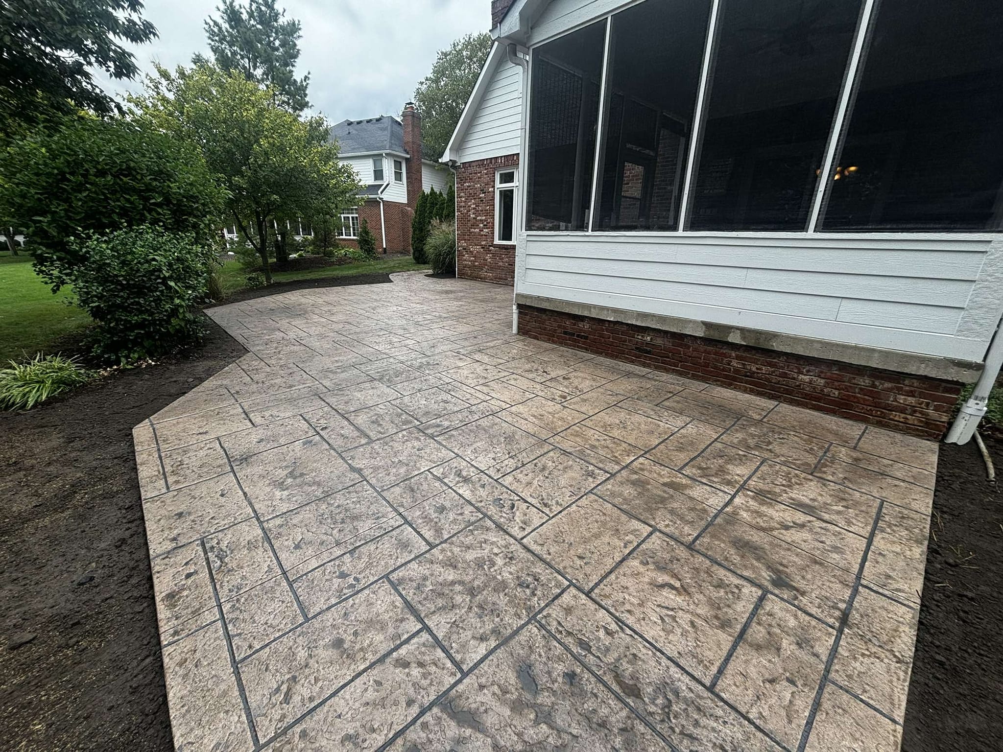 Stamped Concrete Patio